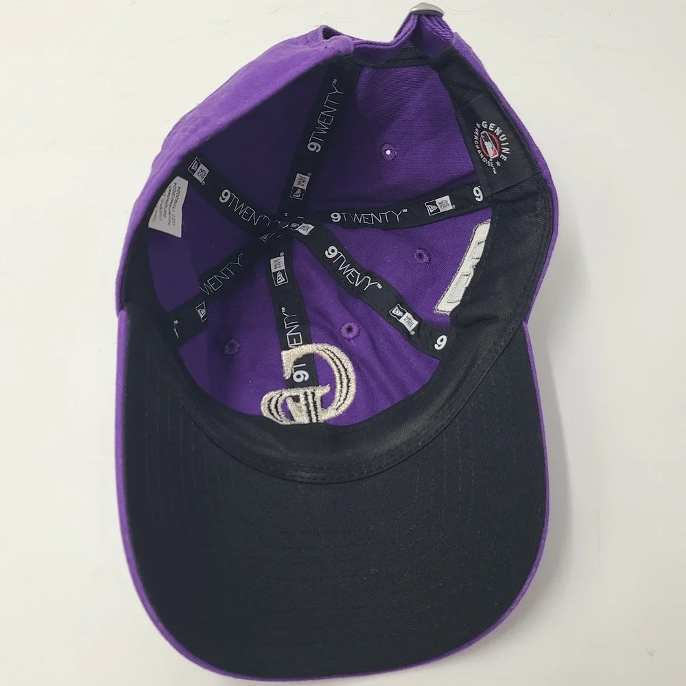 Youth Colorado Rockies Hat Strapback New Era 9Twenty Purple MLB Spring Training